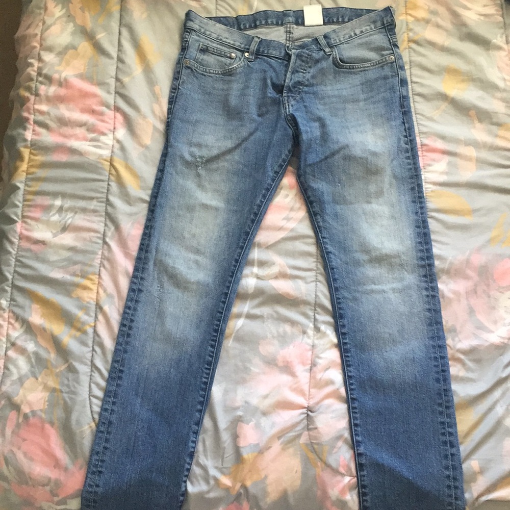 Light blue jeans